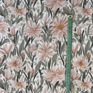 Mușelină Bunches of flowers digital print