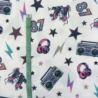 Tricot Rollerskates digital print