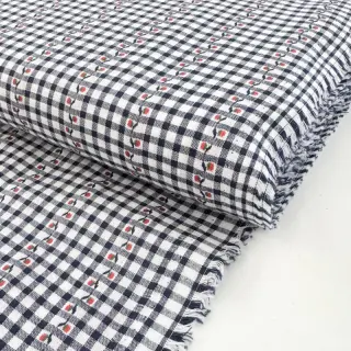 Țesătură din bumbac JACQUARD Climbing navy