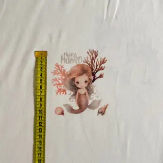 Tricot Baby Mermaid PANEL digital print
