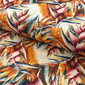 Viscoză cu in Marigold design A digital print