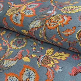 Țesătură decorativă jacquard Inaya ciel