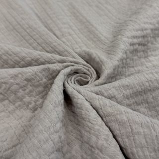 Țesătură din bumbac STRETCH Baby beige