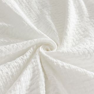 Țesătură din bumbac STRETCH Baby off white