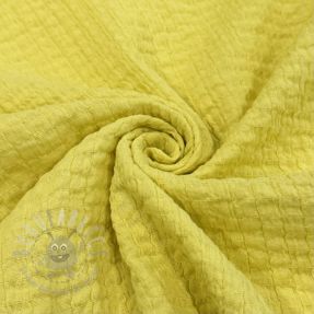 Țesătură din bumbac STRETCH Baby yellow