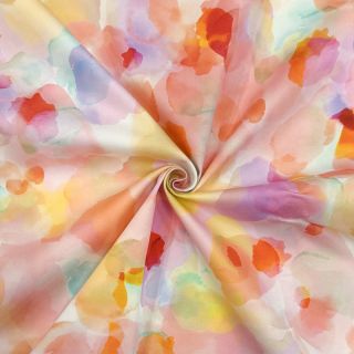 Țesătură din bumbac SATIN Niihau pink digital print