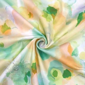 Țesătură din bumbac SATIN Niihau green digital print
