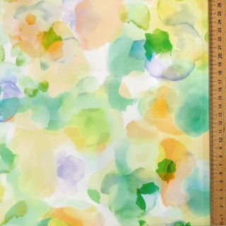 Țesătură din bumbac SATIN Niihau green digital print