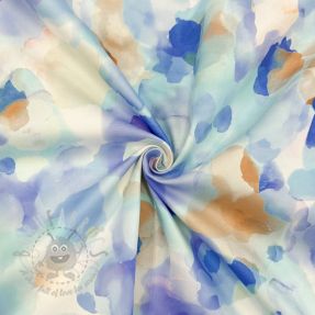 Țesătură din bumbac SATIN Niihau blue digital print