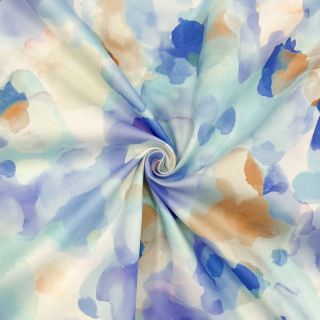 Țesătură din bumbac SATIN Niihau blue digital print