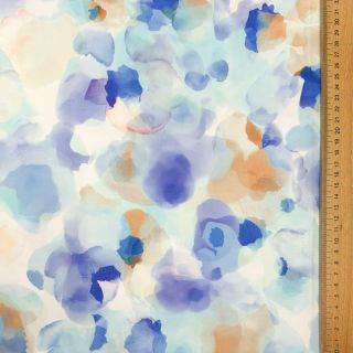 Țesătură din bumbac SATIN Niihau blue digital print