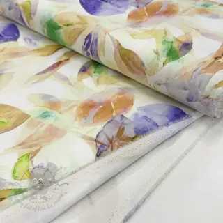 Țesătură din bumbac SATIN Hawaii yellow digital print