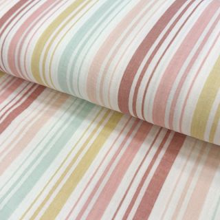 Mușelină Beach Stripe red