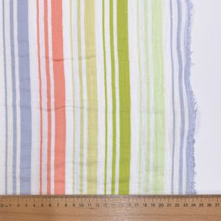 Mușelină Beach Stripe green