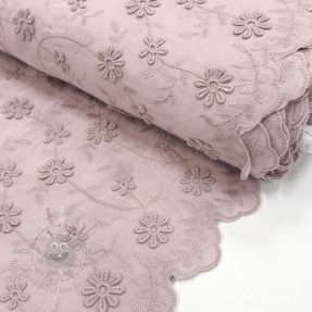 Țesătură din bumbac EMBROIDERY Catchy daisy rose