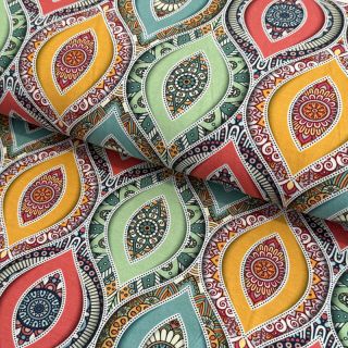 Tricot VISCOSE LYCRA HEAVY Vintage B digital print