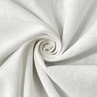 Țesătură din bumbac cu in PREMIUM white