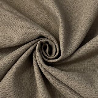 Țesătură din bumbac cu in PREMIUM taupe