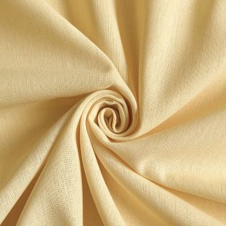 Țesătură din bumbac cu in PREMIUM light yellow