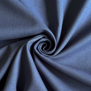 Țesătură din bumbac cu in PREMIUM steel blue