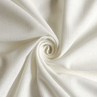 Țesătură din bumbac cu in PREMIUM off white