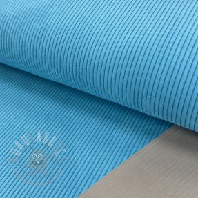 Catifea raiată HUGGY turquoise