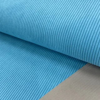 Catifea raiată HUGGY turquoise