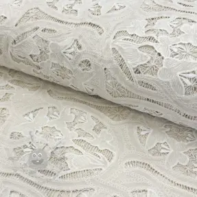 Țesătură din bumbac EMBROIDERY Blanchette design A