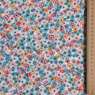 Viscoză Florales blue