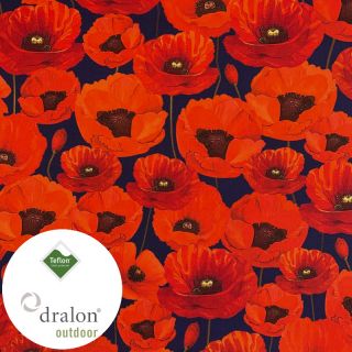 Țesătură decorativă teflonată teflon POPPY GARDEN