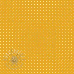 Țesătură din bumbac Petit dots yellow