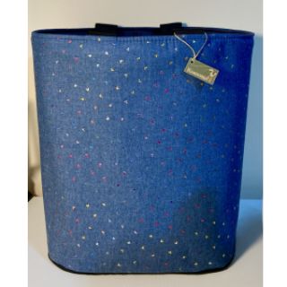 Țesătură din bumbac JEANS FOIL Hearts multicoluor