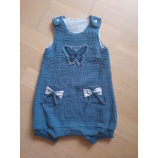 Mușelină indigo ORGANIC