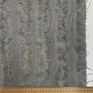 Țesătură din bumbac cu in Vintage Fringe Stripe grey