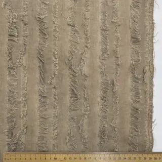 Țesătură din bumbac cu in Vintage Fringe Stripe naturals