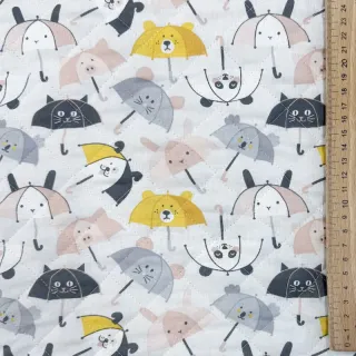Țesătură din bumbac QUILTING Parapluie perle