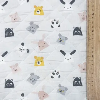 Țesătură din bumbac QUILTING Parapluie perle