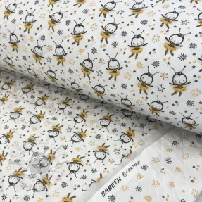 Țesătură din bumbac QUILTING Elisabetta jaune