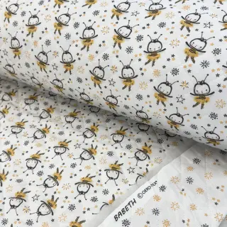Țesătură din bumbac QUILTING Elisabetta jaune
