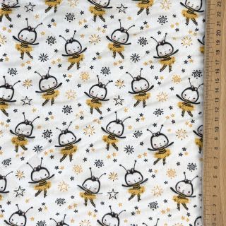 Țesătură din bumbac QUILTING Elisabetta jaune