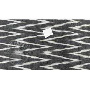 Țesătură din bumbac IKAT grey design A 2nd class