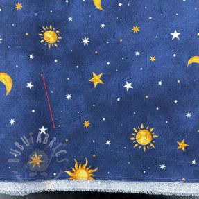 Țesătură decorativă premium GLOW IN THE DARK Starry night 2nd class