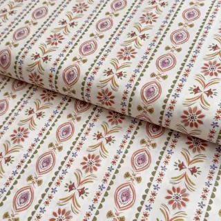 Țesătură din bumbac Motif stripe off white digital print