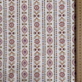 Țesătură din bumbac Motif stripe off white digital print