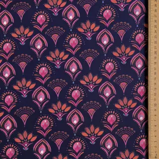 Țesătură din bumbac Motif navy digital print