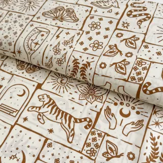 Țesătură din bumbac Boho off white