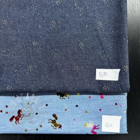 Last pieces package Țesătură din bumbac JEANS 030