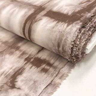 Țesătură din bumbac HAND TIE DYE mauve