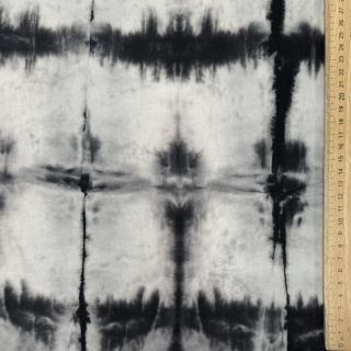 Țesătură din bumbac HAND TIE DYE black