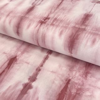 Țesătură din bumbac HAND TIE DYE dark old pink